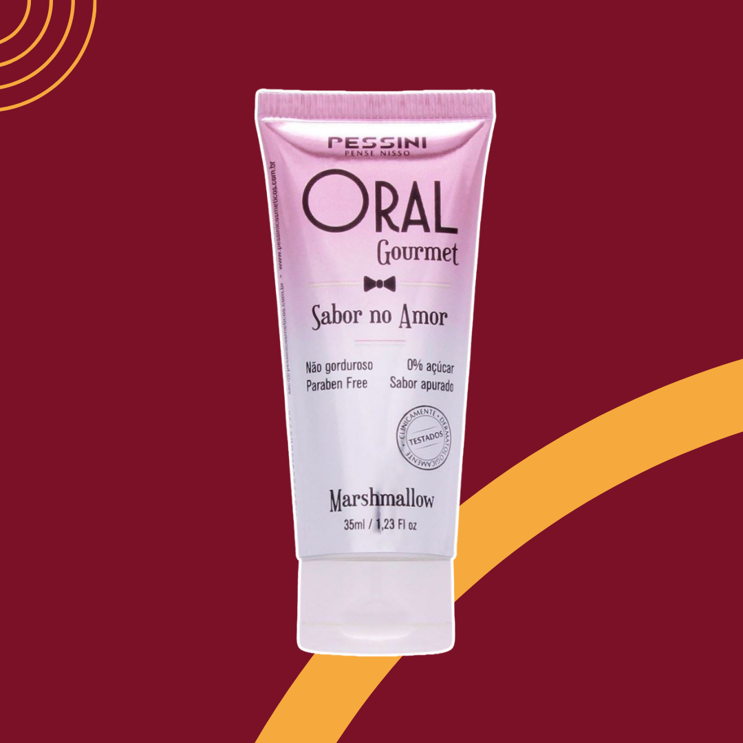 Gel Comestível Oral Gourmet Marshmallow 35ml