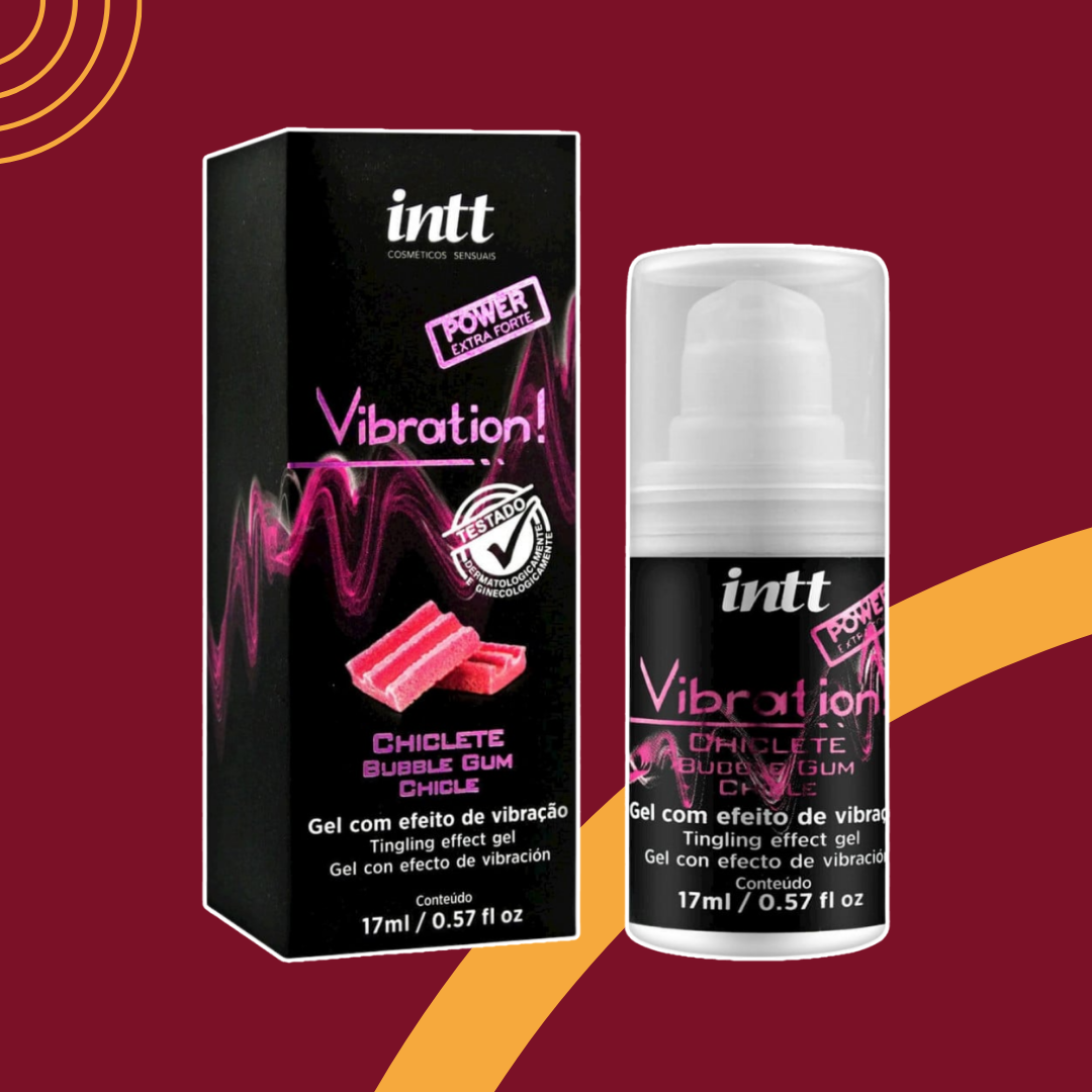 Excitante Unissex Vibration Chiclete Extra Forte 17ml