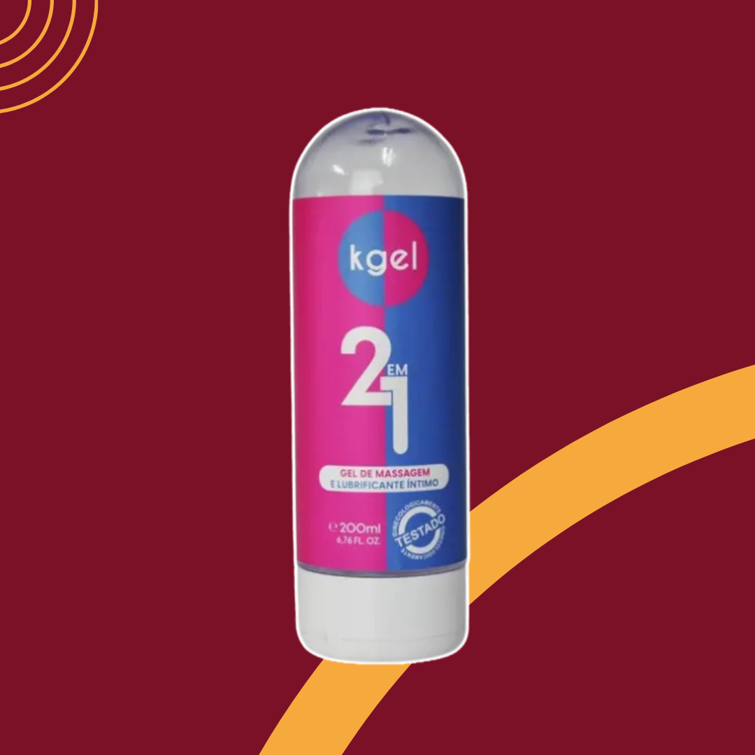 Gel de Massagem e Lubrificante Íntimo 200 ml