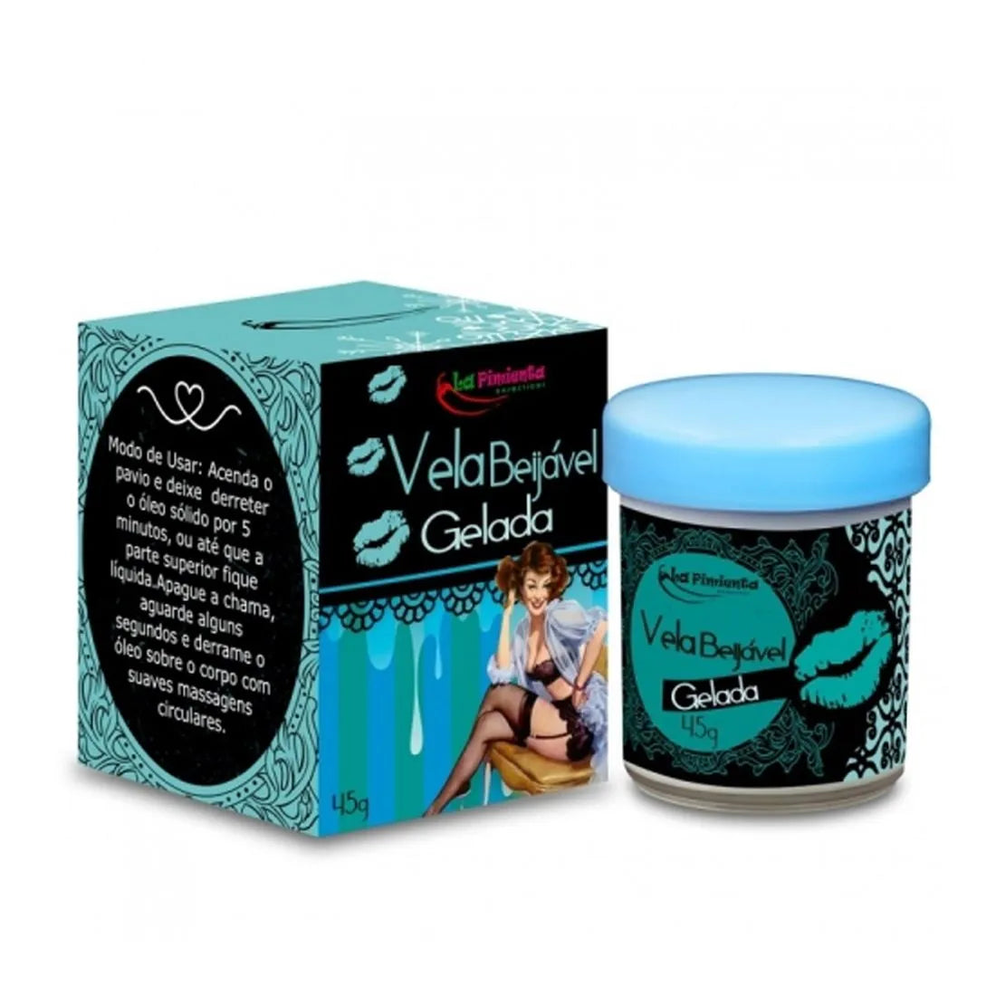Vela Beijável para Massagem Hot 45g La Pimienta