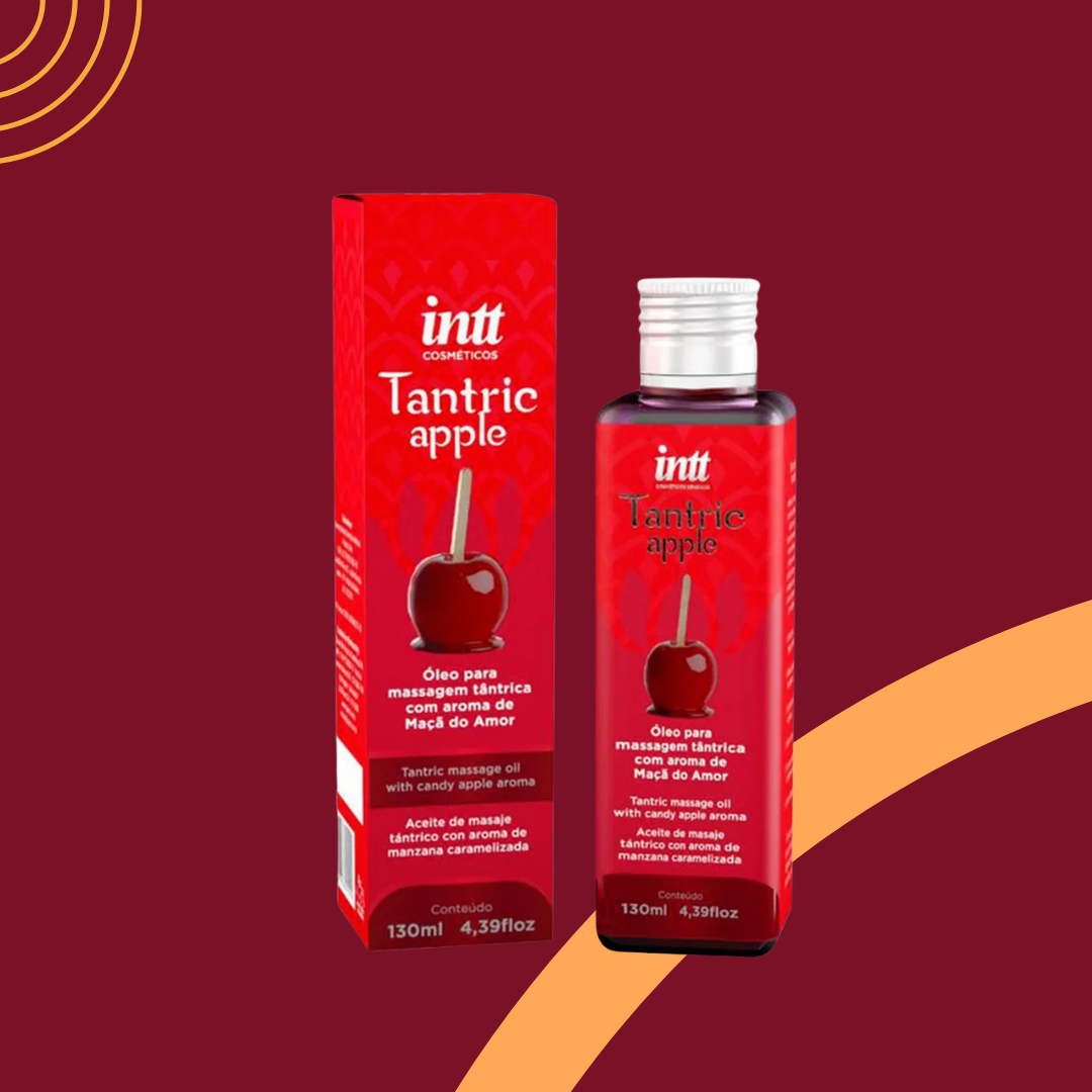 Óleo para Massagem Tantric Apple Tântrica Aroma Maçã do Amor 130ml Intt