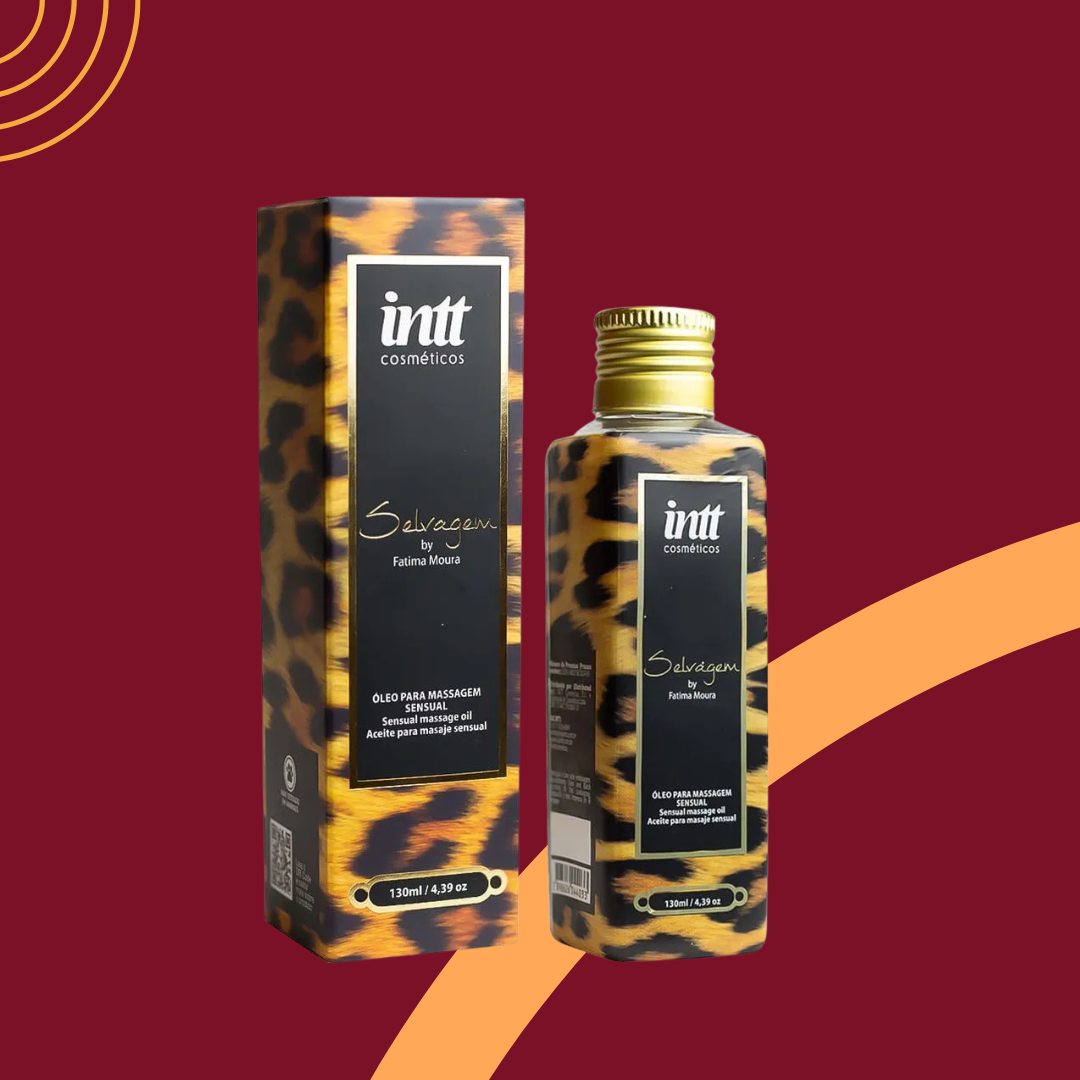 Óleo para Massagem Sensual Aroma Sauvage Selvagem da Intt 130ml Intt