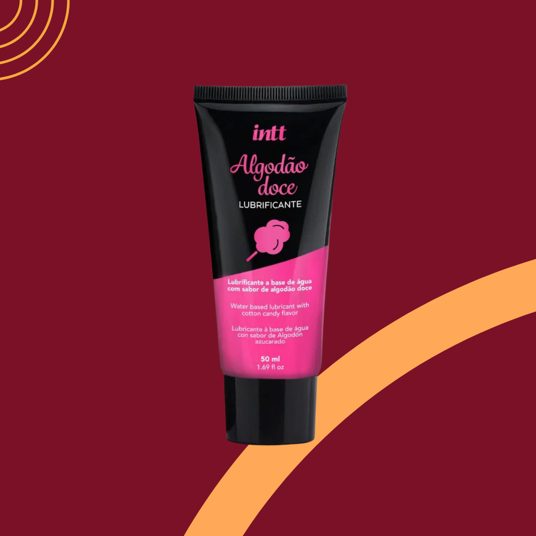Lubrificante a Base de Água Sabor Algodão Doce 50ml Intt