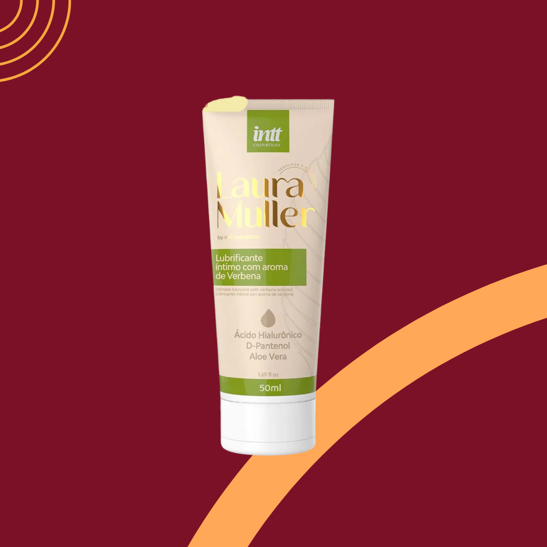 Lubrificante Íntimo com Ácido Hialuronico e Aroma Linha Laura Muller 50ml