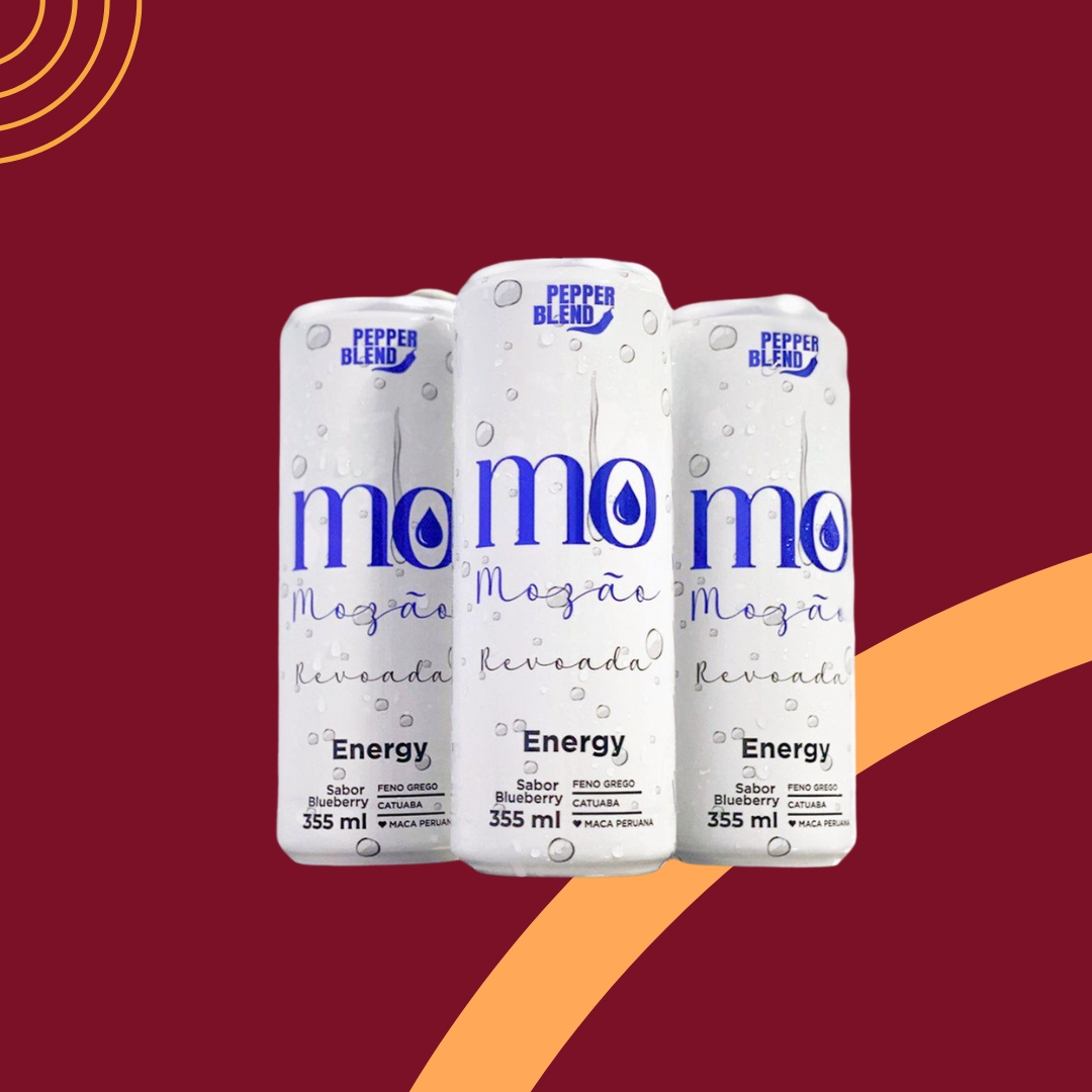Energético Estimulante Mozão Revoada com Catuaba e Maca Peruana Linha MO Molhada 355ml