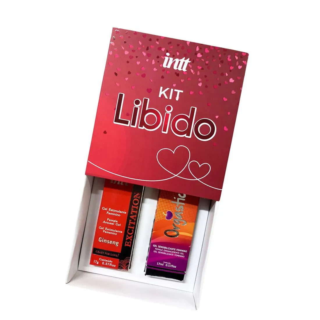 Kit Libido Box com 1 Excitation 17 ml e 1 Orgastic Intt