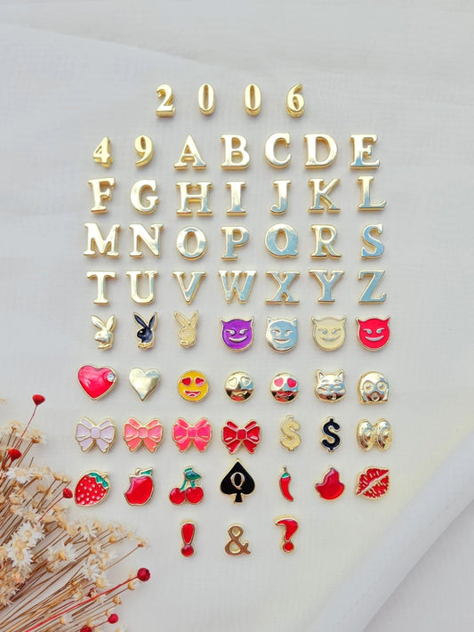 Letras em Metal para Calcinha Personalizável