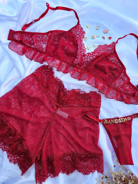 Pijama Paixão Brasileira Fio Personalizável -(NÃO ACOMPANHA LETRAS)