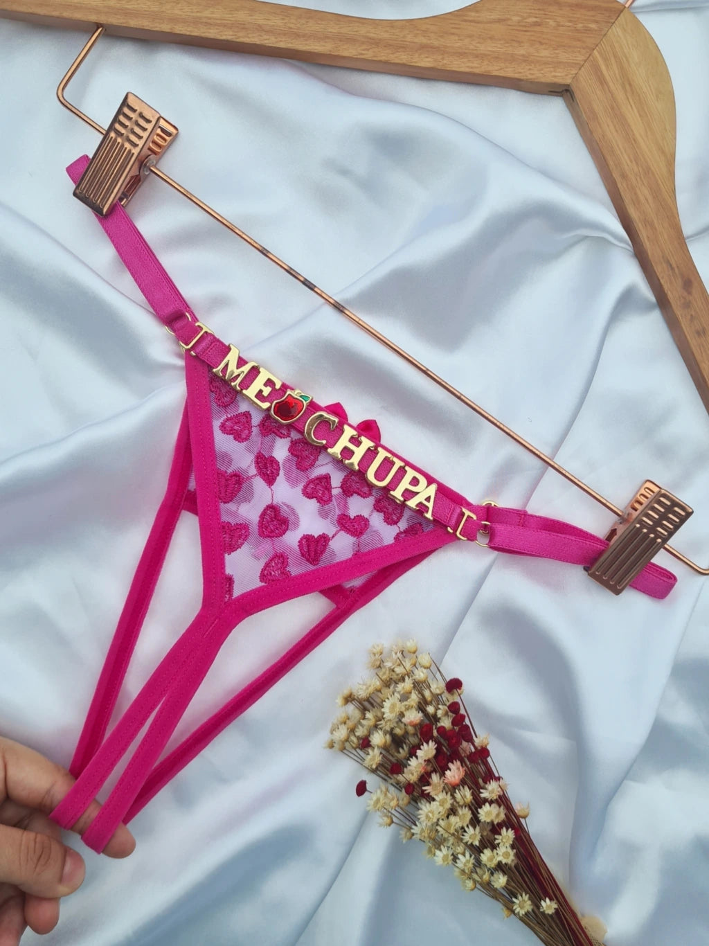 Calcinha Secretária Personalizavel  (NÃO ACOMPANHA LETRAS)