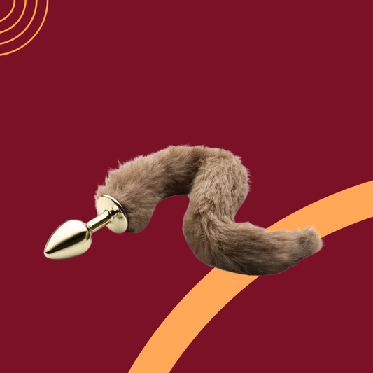 Plug Anal P com Rabo Raposa