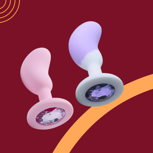 Plug Anal Silicone M Modelo Feijao