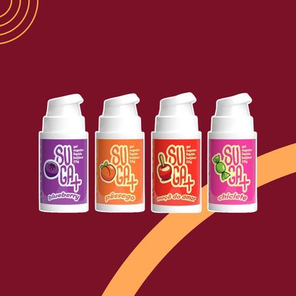 Suga + Sugador Liquido Excitante Unissex Beijável  15g