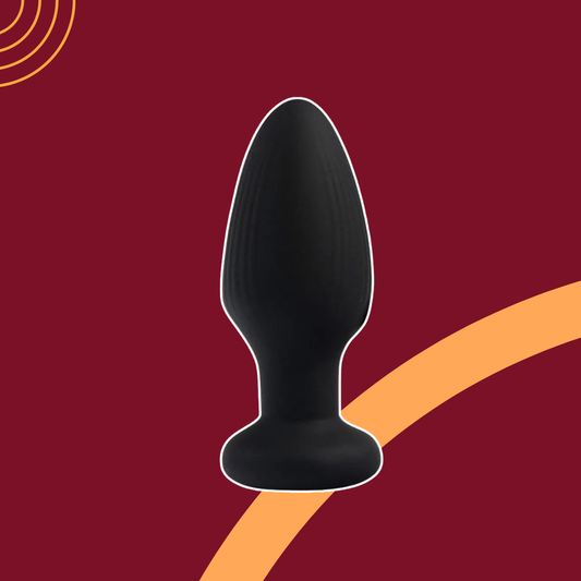 Plug Anal com Luz de Led e Rotação