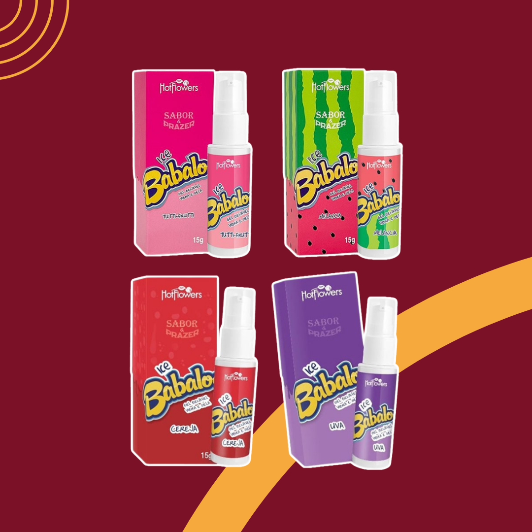 Gel Beijavel spary Babaloo Ice Vibra e Gela 15g