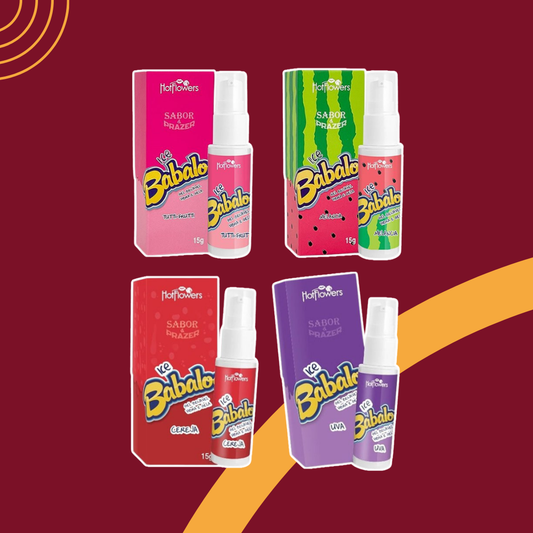 Gel Beijavel spary Babaloo Ice Vibra e Gela 15g