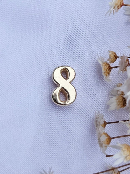 Letras em Metal para Calcinha Personalizável