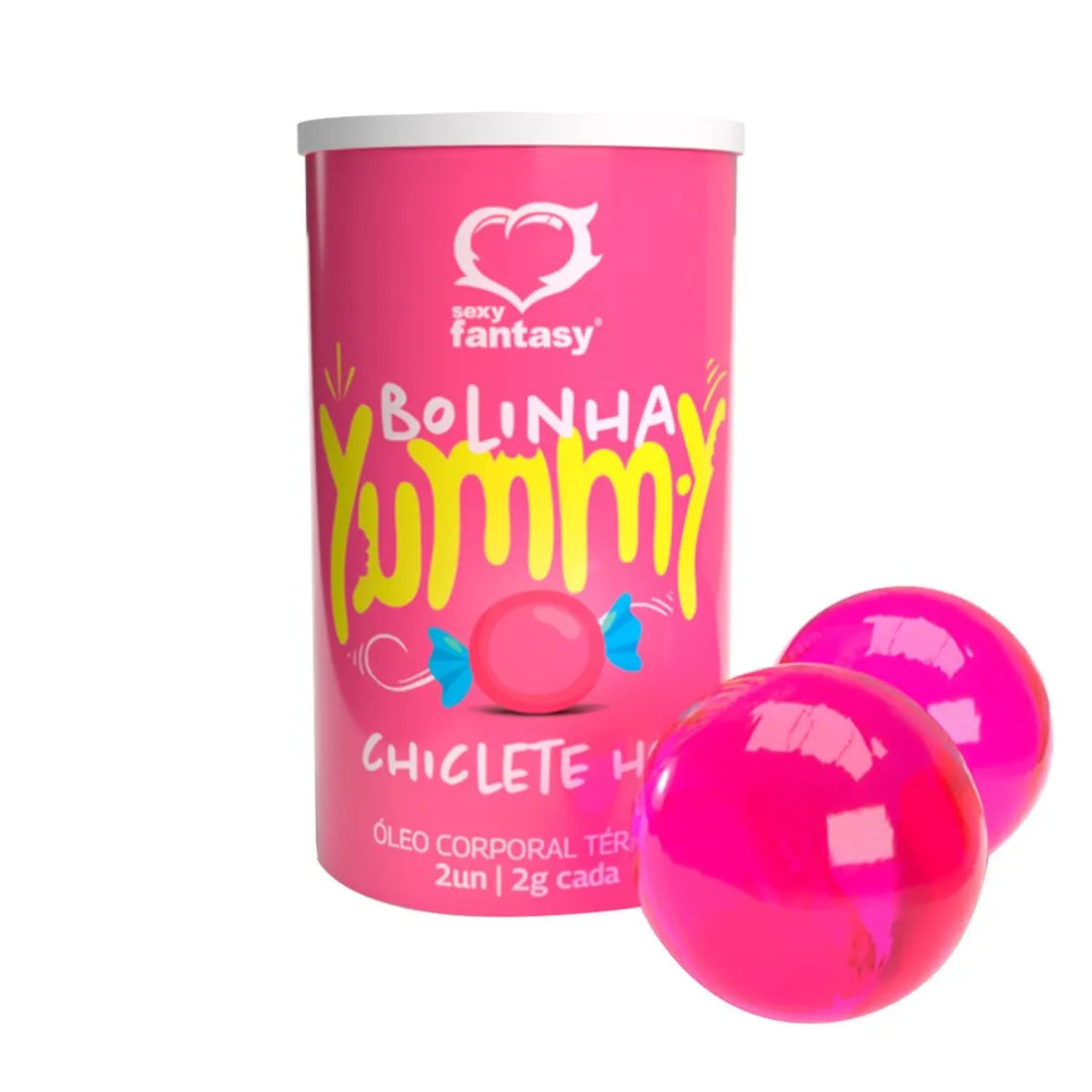 Bolinha Yummy Beijável 2 Cápsulas