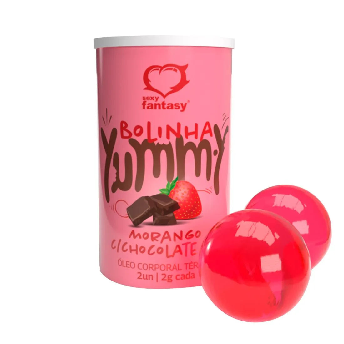 Bolinha Yummy Beijável 2 Cápsulas