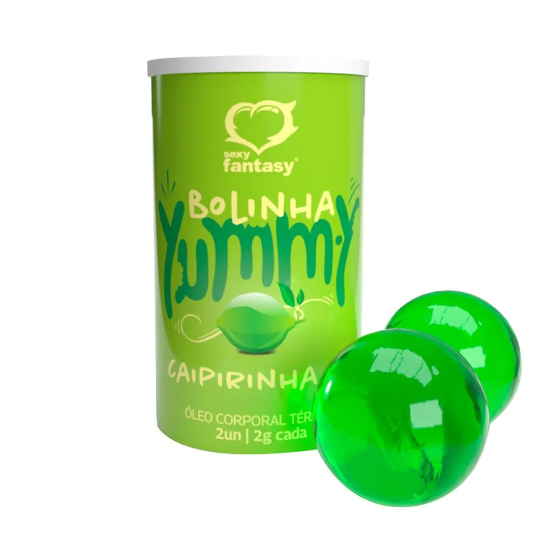 Bolinha Yummy Beijável 2 Cápsulas