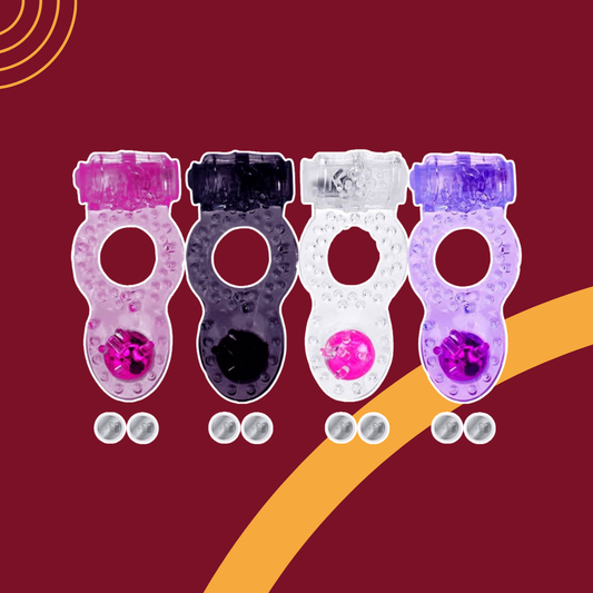 Anel Peniano com Vibração e Pérola