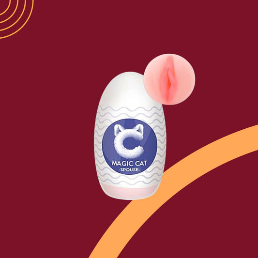 Magic Cat Spouse Egg em CyberSkin Formato Vagina