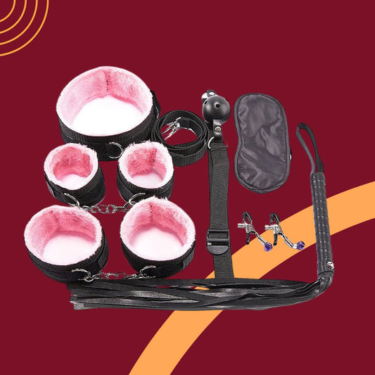 Kit Sado Erótico com 7 Produtos - Bandage - SI