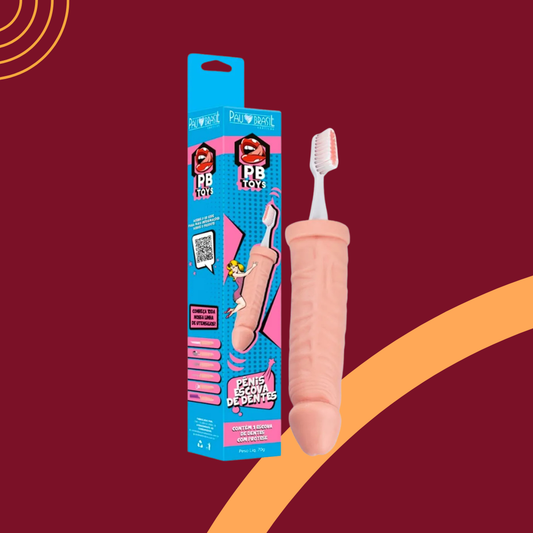 Escova de Dente em Formato de Pênis