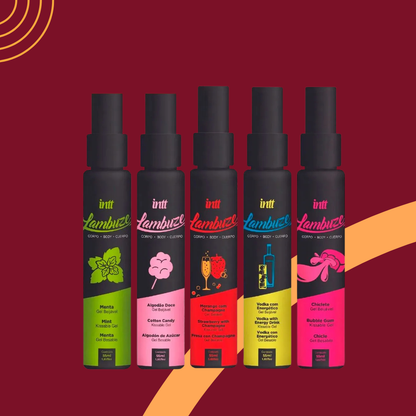 Lambuze Gel Beijável Hot Para Massagem 55ml Intt