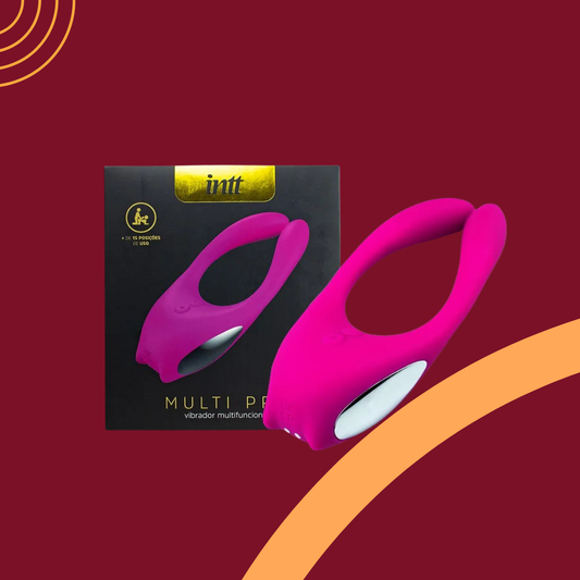 Multi Pro Vibrador para Casais Multifuncional com 12 Modos de Vibração