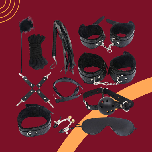 Kit Sado Erótico com 11 Produtos - Bandage - SI