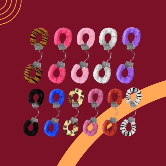 Algema de Metal com Pelucia Simples