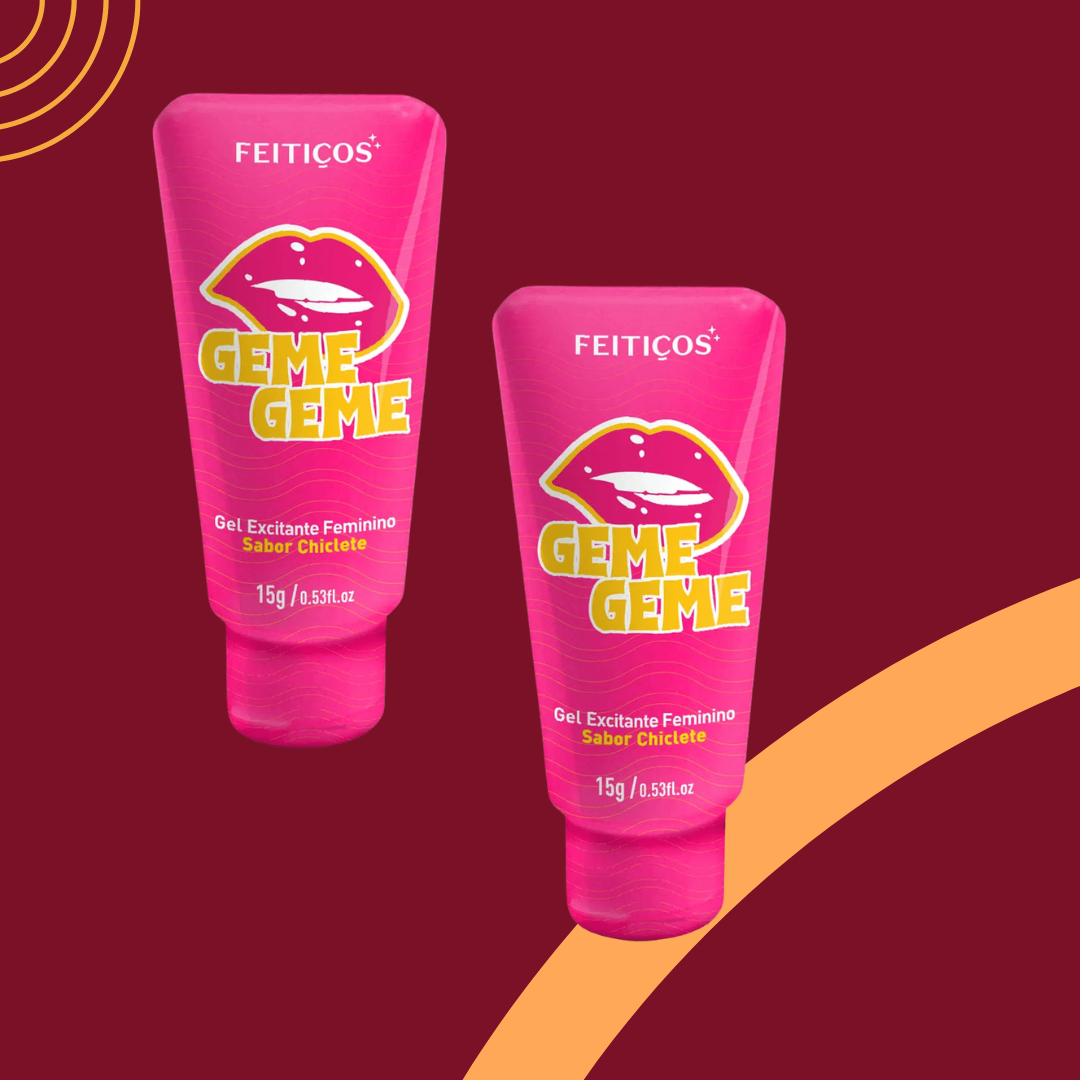Geme Geme Excitante Esquenta Esfria e Vibra 15g Linha 10 de 10