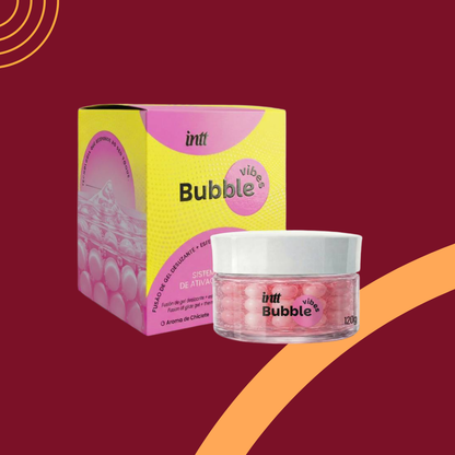Bubble Vibes 3 em 1 Lubrificante e Excitante com Esferas e Jambu 120g Intt