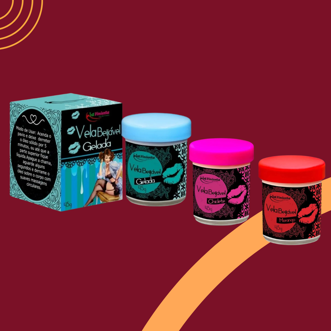 Vela Beijável para Massagem Hot 45g La Pimienta