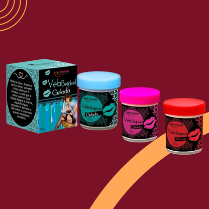Vela Beijável para Massagem Hot 45g La Pimienta