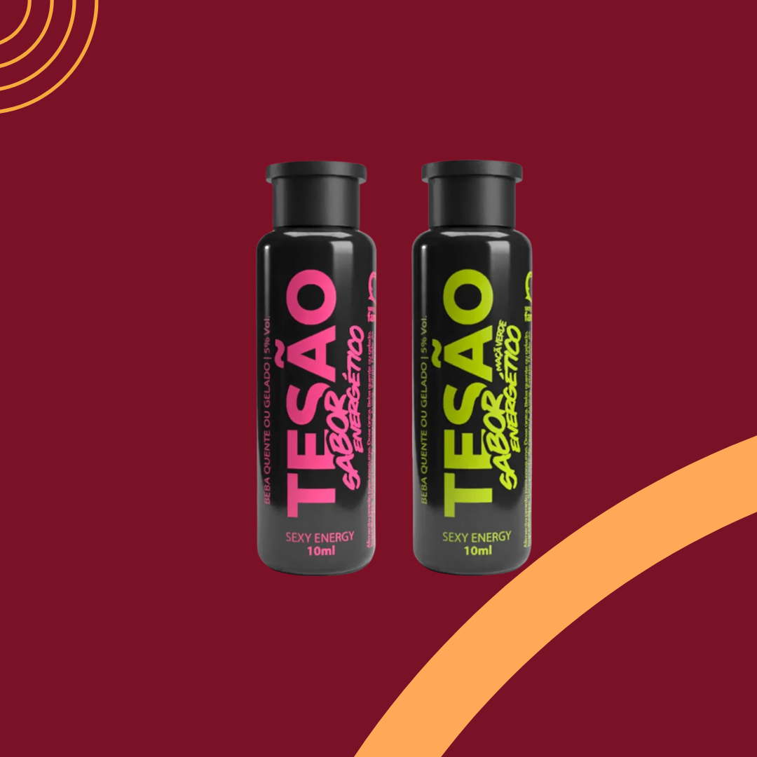 Tesão Sabor Energético Afrodisíaco Natural 10ml Sexy Fantasy