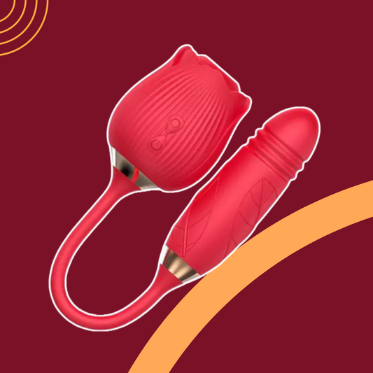 Sugador de Clitóris Flor 2 em 1 Sofie