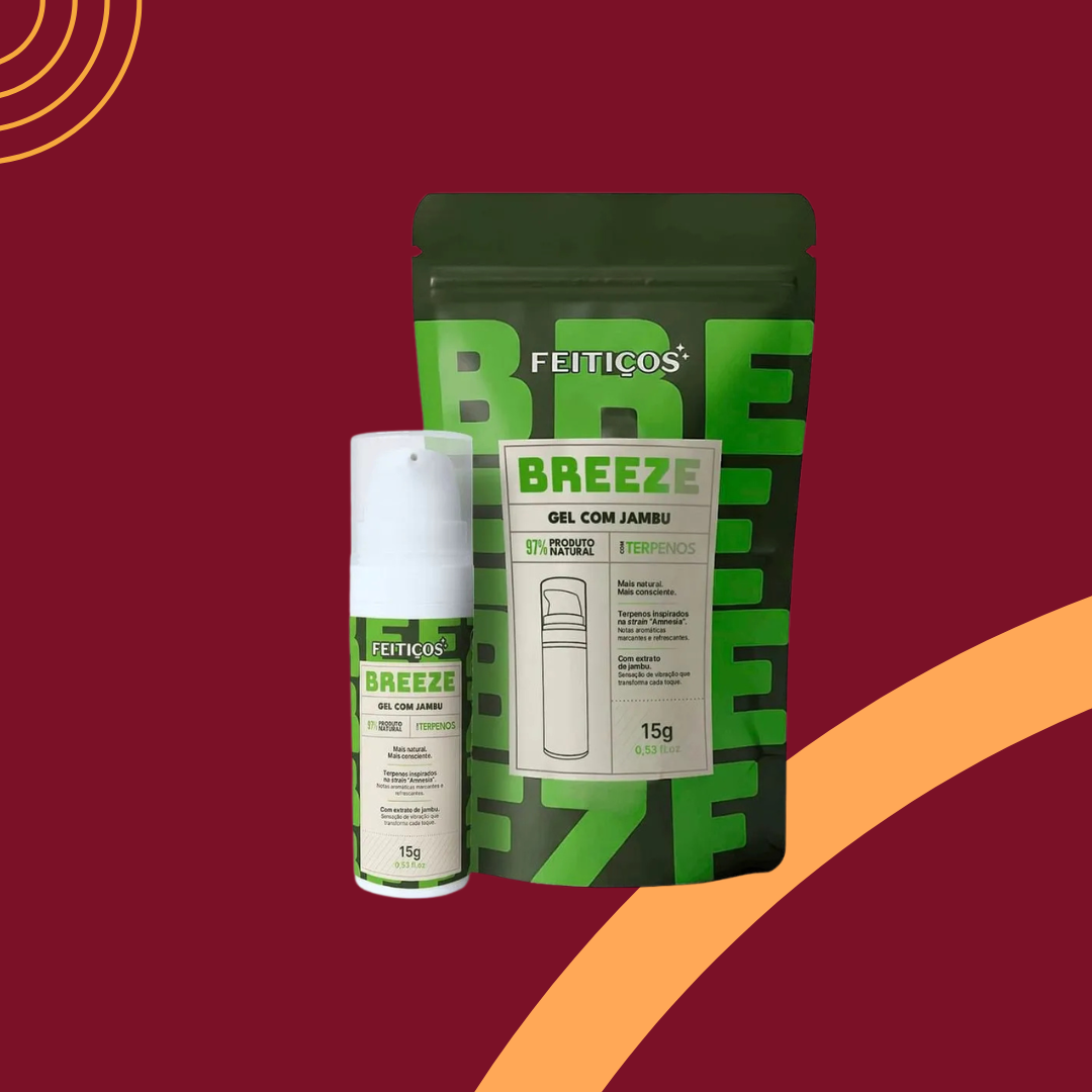 Breeze Excitante em Gel com Jambu e Terpenos 15g Feitiços