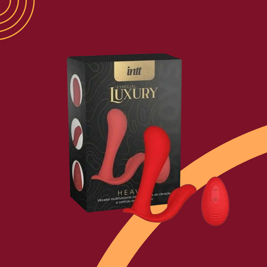 Heaven Vibrador de Dupla Estimulação com 10 Modos Linha Luxury