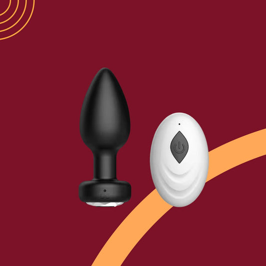 Plug Anal M com vibro e Controle