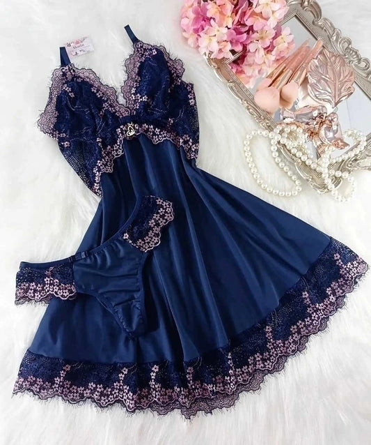 Camisola luxo sem bojo (NÃO ACOMPANHA ROBE)