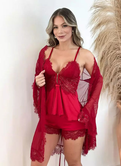 Kit Aurora Baby Doll com Robe