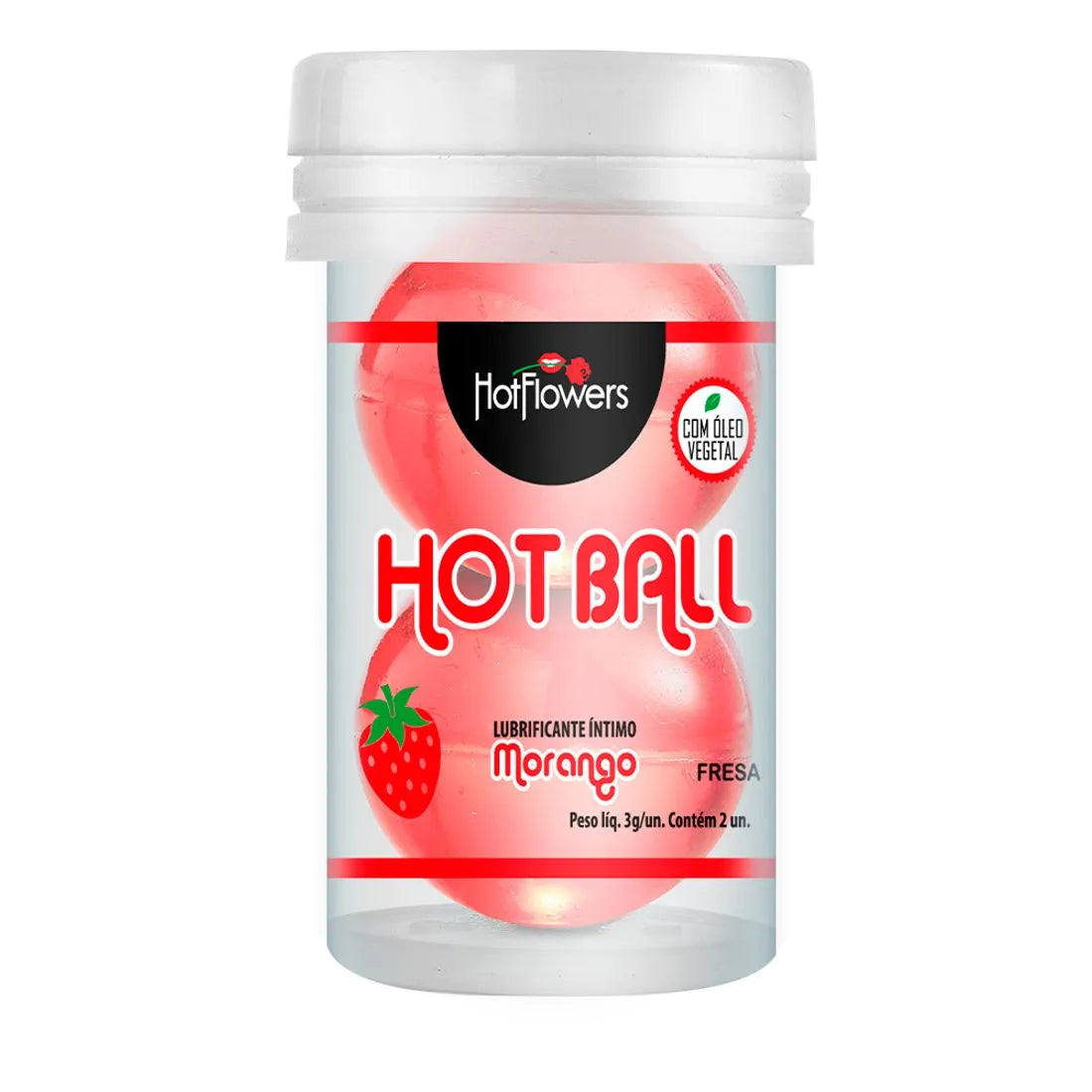 Bolinha Hot Ball Beijável 2 Cápsulas