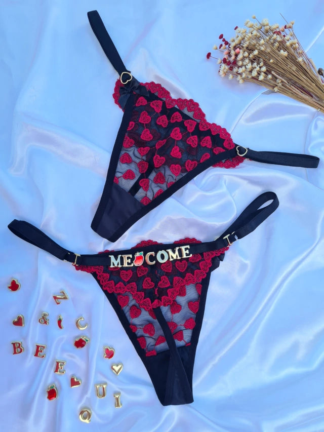 Calcinha Fio Lulu personalizavel  (NÃO ACOMPANHA LETRAS)
